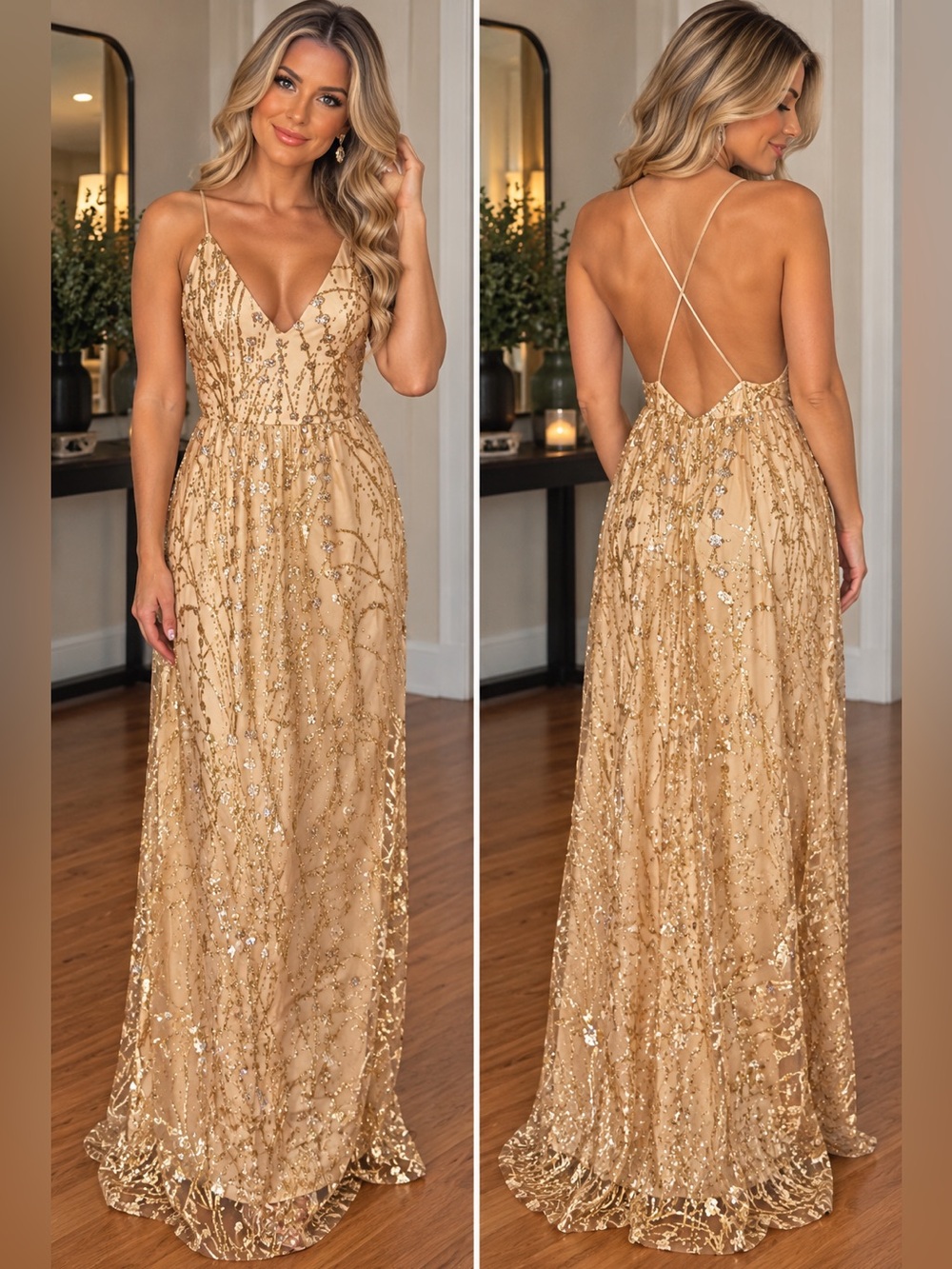 🎉SALE🎉 🆕🌿SOUTHERN FRIED CHICS: All Aglow Maxi Dress MEDIUM